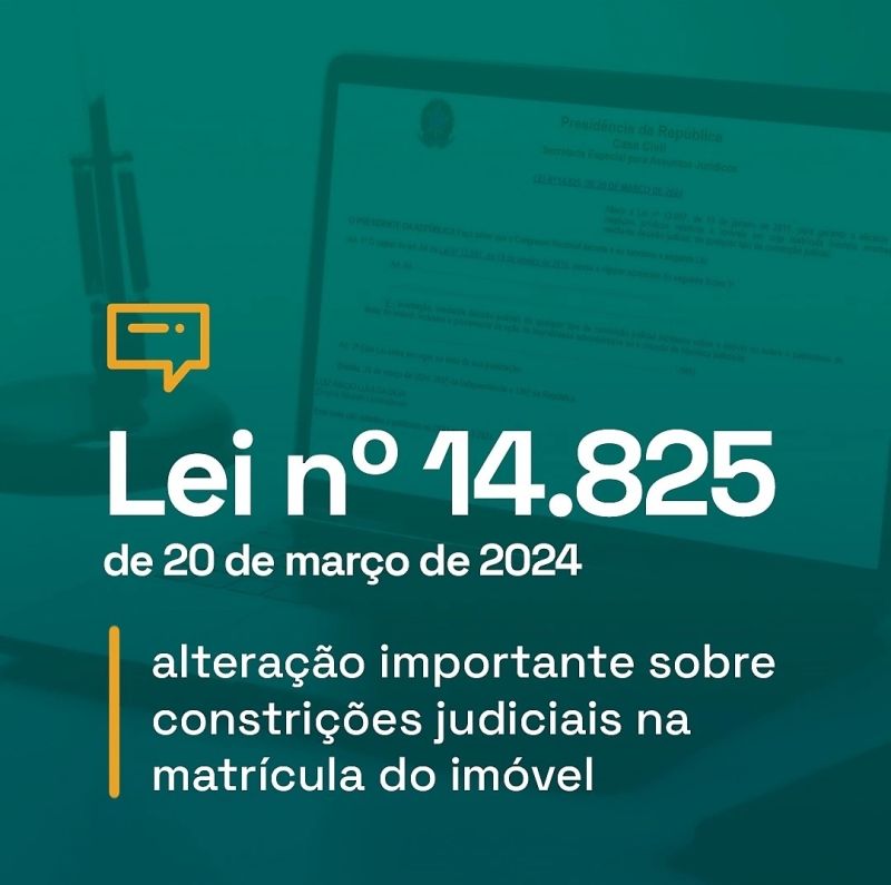 Lei 14.825/24, valida contratos de boa-fé sobre imóveis bloqueados por improbidade.